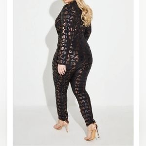 Ashley Stewart Metallic Plus Bodysuit